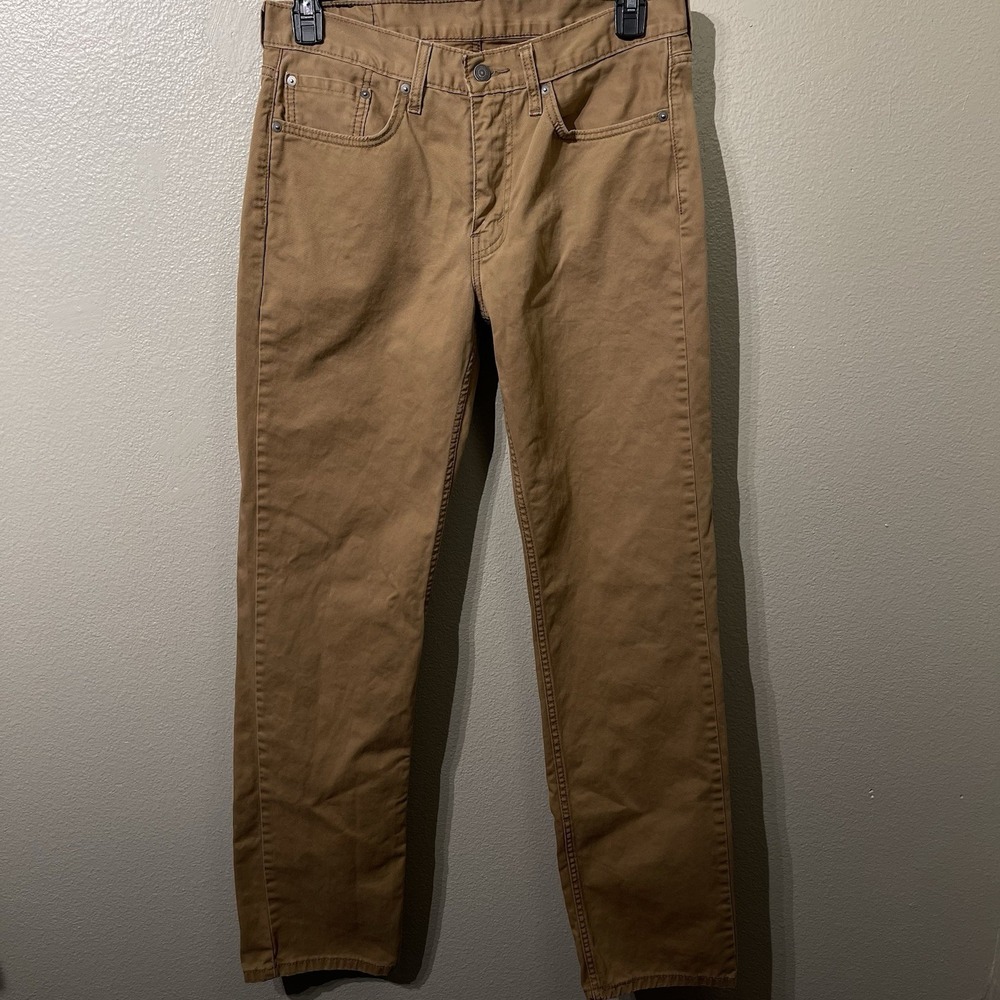 Levi's 314 Pants Brown Khaki Men's‎ Size 32x34